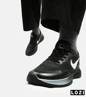 کفش کتانی مردانه و زنانه مشکی Nike air zoom مدل 4304