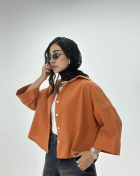 شومیز کتان پنبه