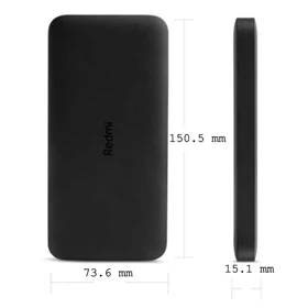 پاور بانک شیائومی 10000 میلی آمپر redmi-چند رنگ