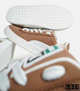 کفش کتانی ورزشی قهوه ای مردانه و زنانه PUMA suede XL