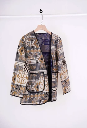 کت گیلیمی گل دوزی