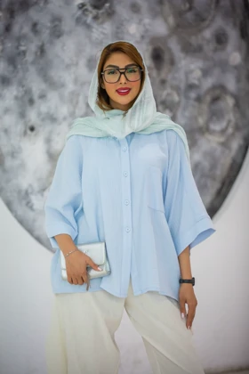 مانتو موسلین پیراهنی