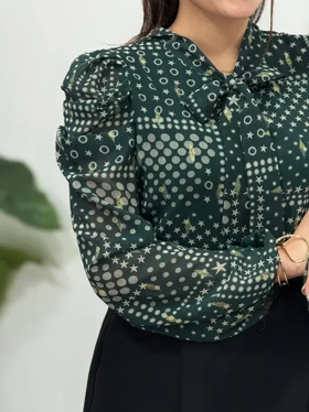 شومیزحریر مجلسی مهلا (کد4394)