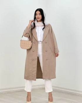 مانتو بلند روژان(60)کد:4944