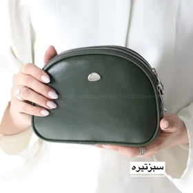کیف زنانه دوشی مدل آورا (سبز تیره)