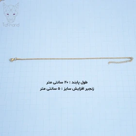 پابند خاویاری استیل گلد