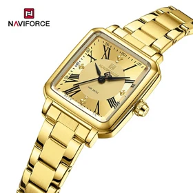 ساعت زنانه نیوی فورس NF5065 تمام طلایی مدل w-10396