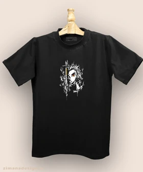 تیشرت مردانه و زنانه طرح شیطان کش شخصیت کیوجورو رنگوکو کد 903