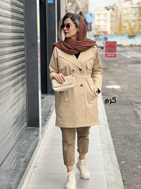 بارانی آستردار سارا