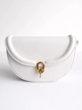 کیف زنانه دوشی لوفا (سفید)