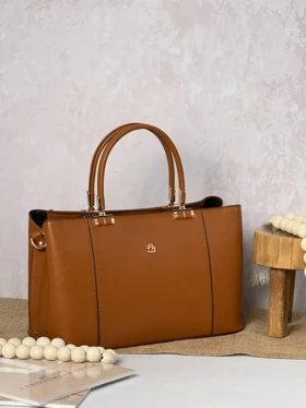 کیف دستی زنانه آلفا ALFA کد 6002 (عسلی)