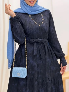 4261-پیراهن بلند گلاب