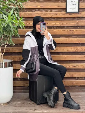 کاپشن ترکیبی کمرگت