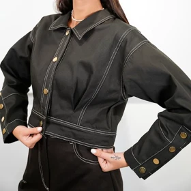 کراپ کت کتان میلان