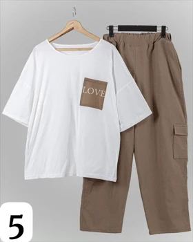 ست خفن تیشرت و شلوار کارگو 0176LOVE
