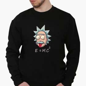 سویشرت طرح ریک و مورتی | E = MC2 Einstein funny T-Shirts کد 259774