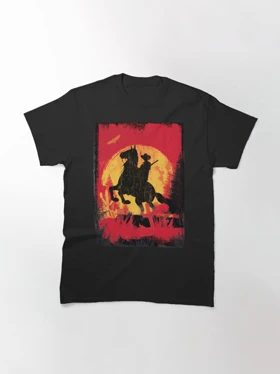 تیشرت بازی Red Dead Redemption | تیشرت رد دد ریدمپشن طرح RDR Sunset کد 159358