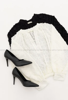 شومیز کراپ گیپور کد1005285