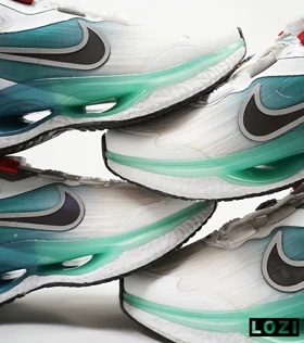 کفش کتانی مردانه و زنانه سفید آبی NIKE Air Griffey DISK