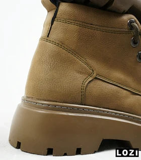 نیم بوت چرمی مردانه سبز Timberland