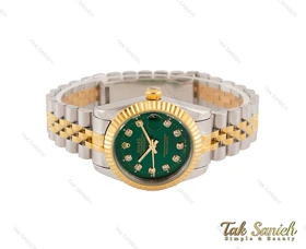ساعت رولکس دیت جاست زنانه صفحه سبز Rolex-3641-L