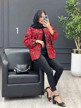 مانتو طرح دار سنتی