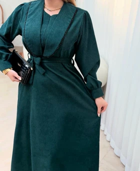 پیراهن نگین 0885 (سبز نعنایی)