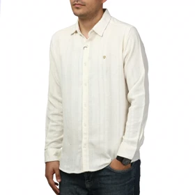 پیراهن آستین بلند کنفی مردانه مدل 61011040