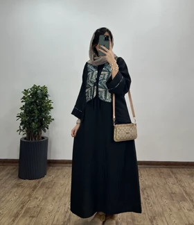 پیراهن مانتویی سوزندوزی آذین 1