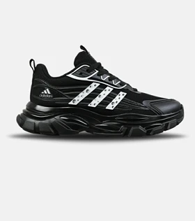 کفش کتانی مردانه و زنانه مشکی سفید Adidas Ultra Bonce مدل 9076