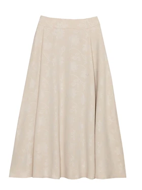 دامن زنانه فون پیلی دار ژاکارد مجلسی 20105