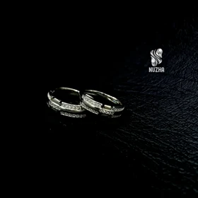 حلقه ست نقره زنانه ومردانه کدhs1013