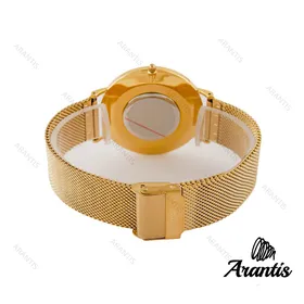 ساعت دنیل ولینگتون مردانه حصیری طلایی صفحه سفید m-4925