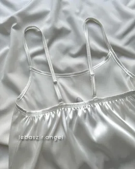 تاپ و شلوارک ساتن