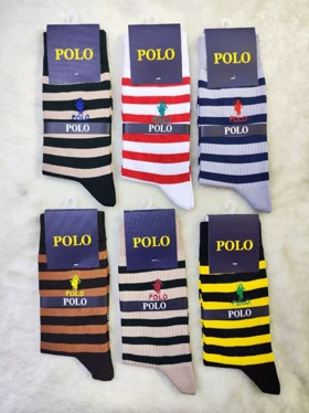 جوراب ساق‌دار مردانه POLO کد1378