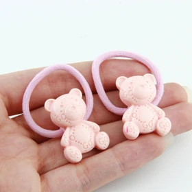 کش مو دخترانه طرح خرس دو عددی