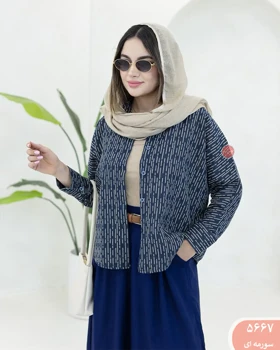 شومیزباکسی طرح دار 5667