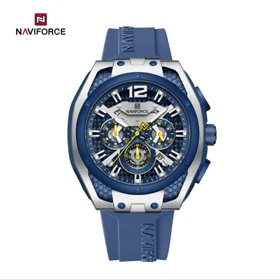 ساعت مچی اورجینال نیوی فورس NF 8063 آبی مدل m-10369