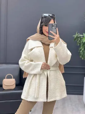 پالتو جلو باز کمردار