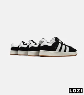 کفش کتانی مردانه و زنانه مشکی سفید ADIDAS Campus