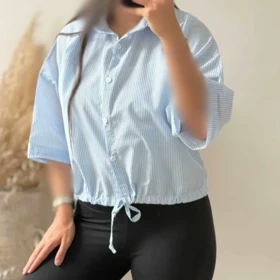 شومیز راه راه مدل شکوفا کد 50342