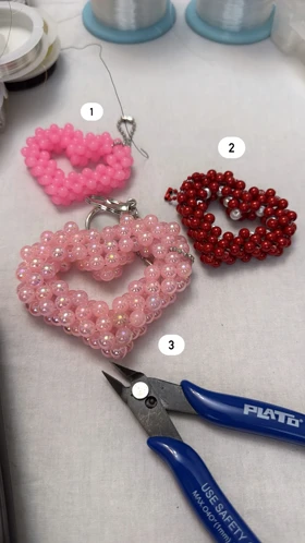 آویز دست ساز قلب