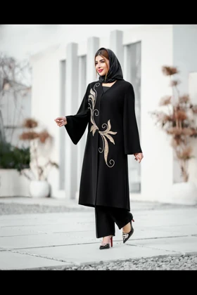 مانتو مجلسی جلو کار شده