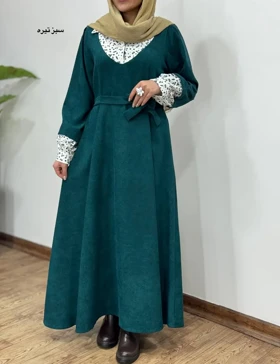 پیراهن مانتویی پاییزه نورین 6