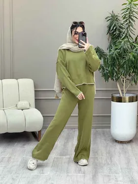 ست بافت و شلوار پونه