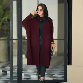 بافت بلند شیک سایز بزرگ زنانه کد 306