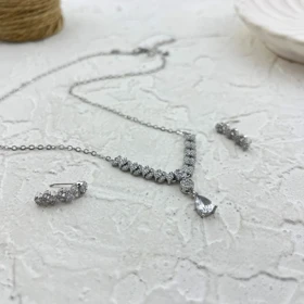 نیم ست زنانه مدل جواهری شیک و جدید