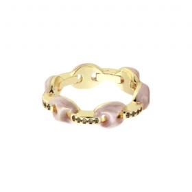 انگشتر میناکاری مدل مینیمال