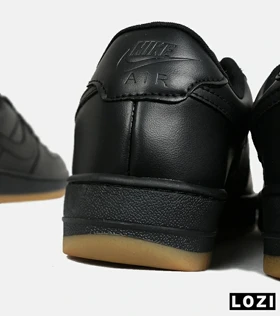 کفش کتانی بزرگ پا مشکی کرم NIKE AIR FORCE