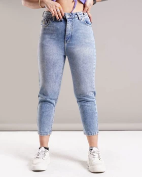 شلوار زنانه مام استایل آبی روشن(6535B1)